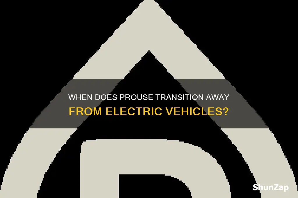 when does prous stop using electric