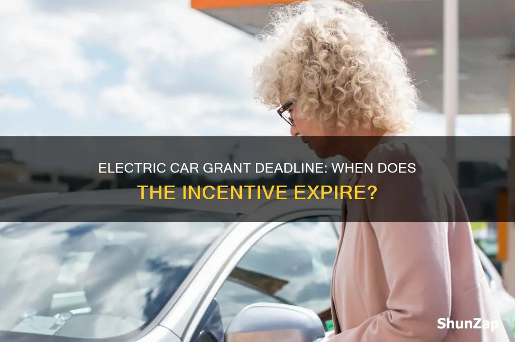 when does the electric car grant end