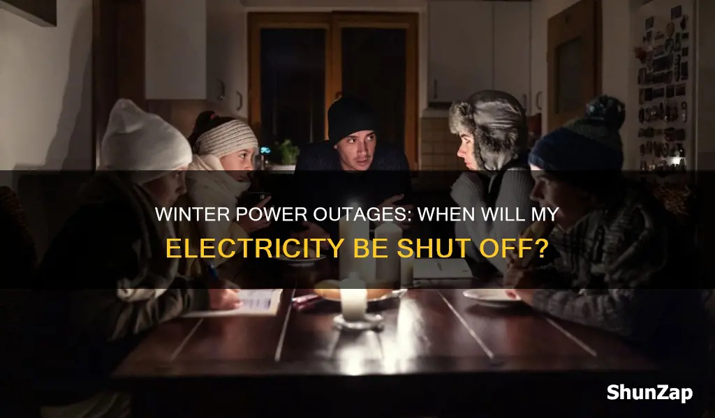 when does the electric company shut me off in winter