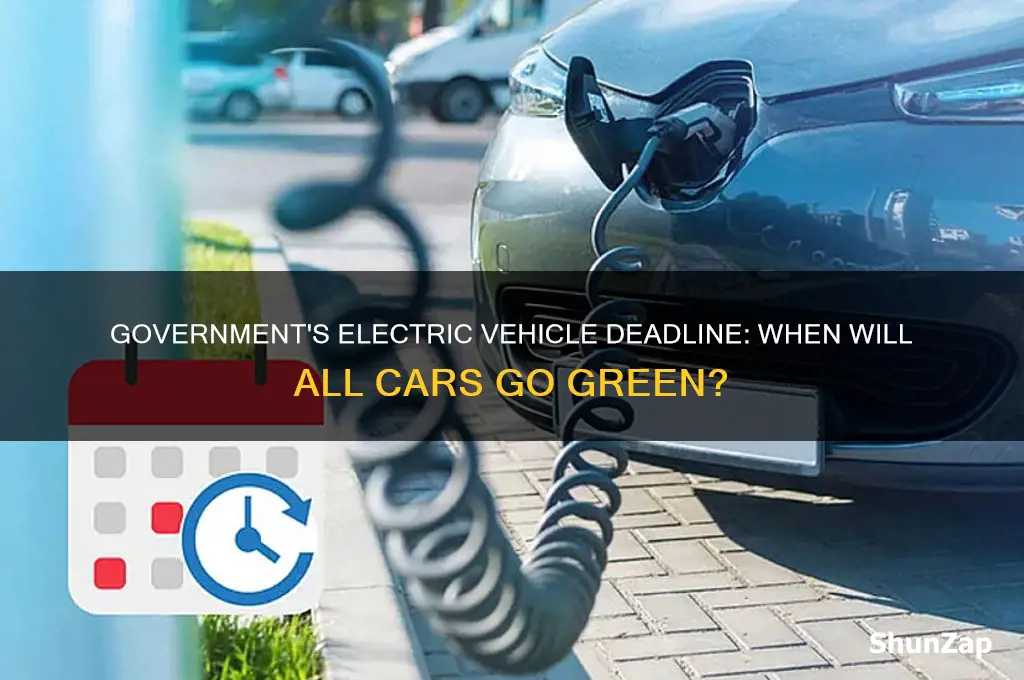 when does the government want all cars to be electric
