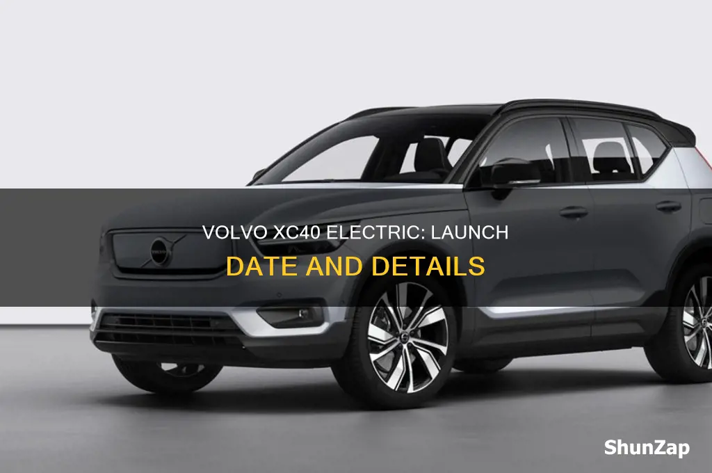 when does volvo xc40 electric come out
