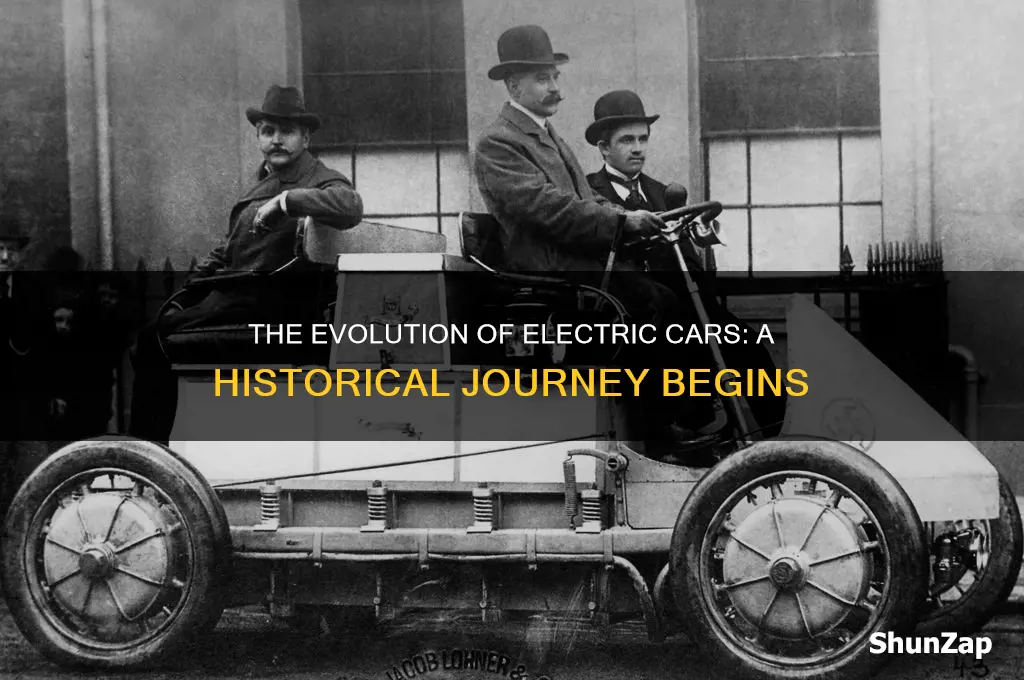 when electric cars started