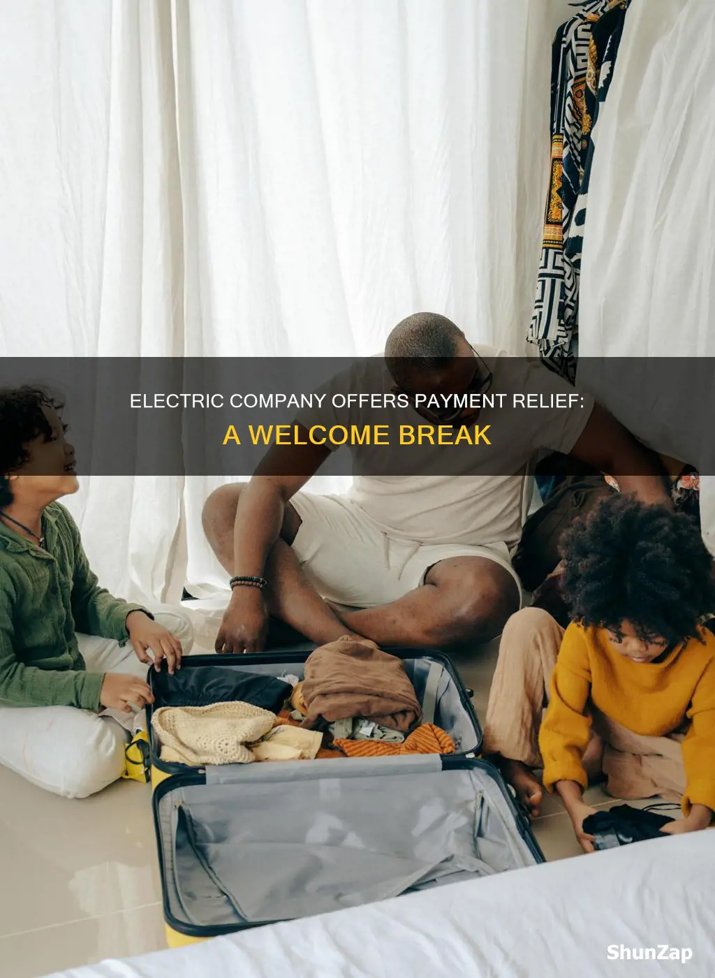 when electric company gives you a break from paying