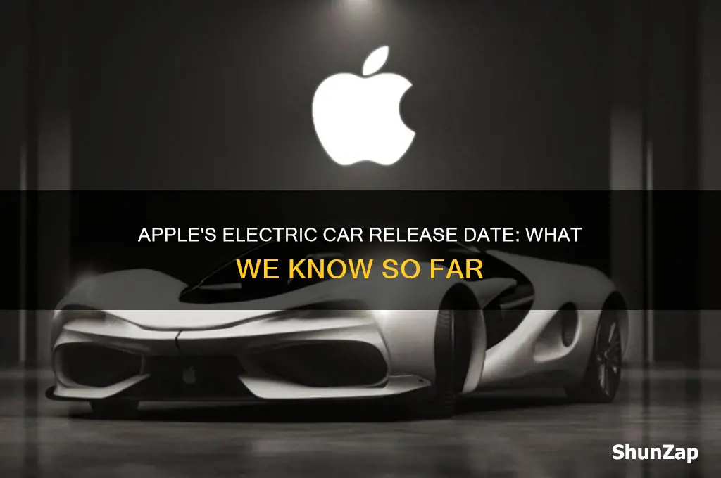 when is apple electric car coming out