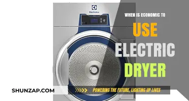 When Does Using an Electric Dryer Become Economical?