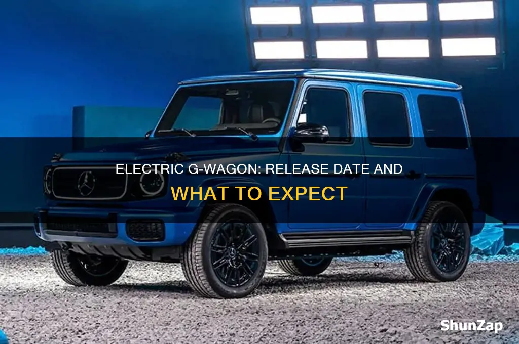 when is electric g wagon coming out