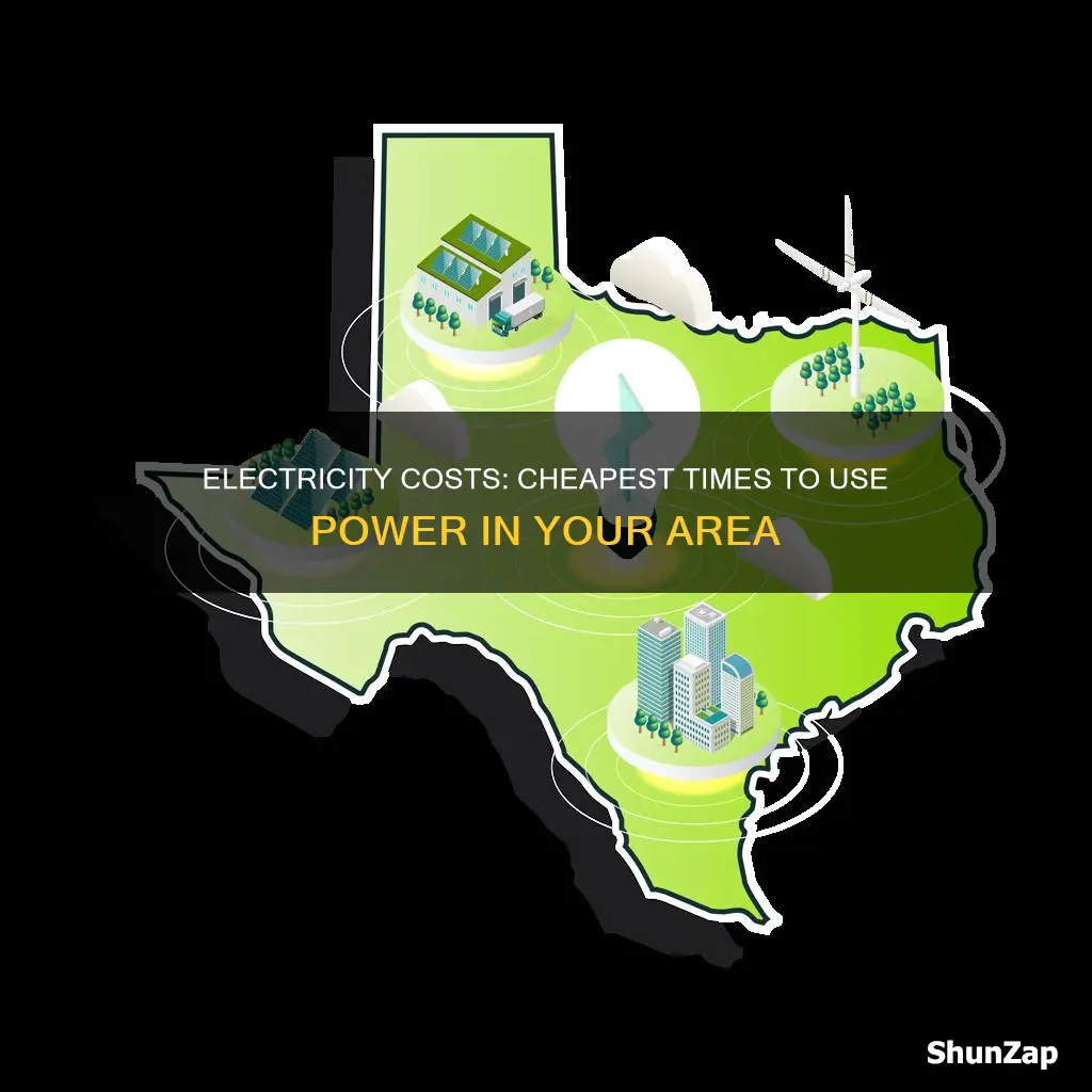 when is electricity cheapest in my area