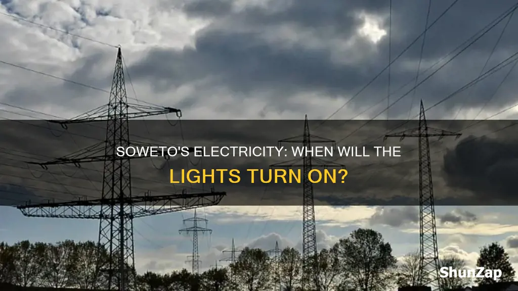 when is electricity coming back in soweto