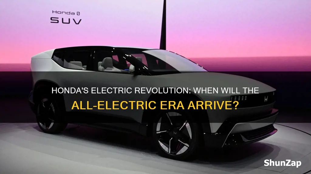 when is honda bring out all electric vehicle