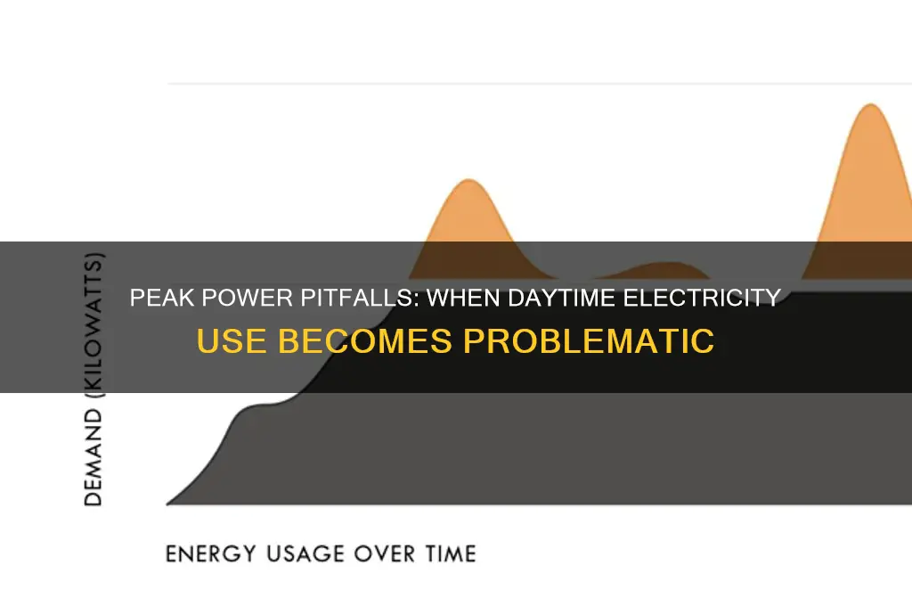 when is it bad to use electricity during the day