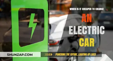 Optimal Charging Times: When Electric Car Charging Costs Less