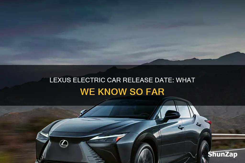 when is lexus coming out with an electric car