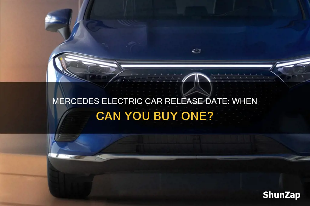 when is mercedes electric car available