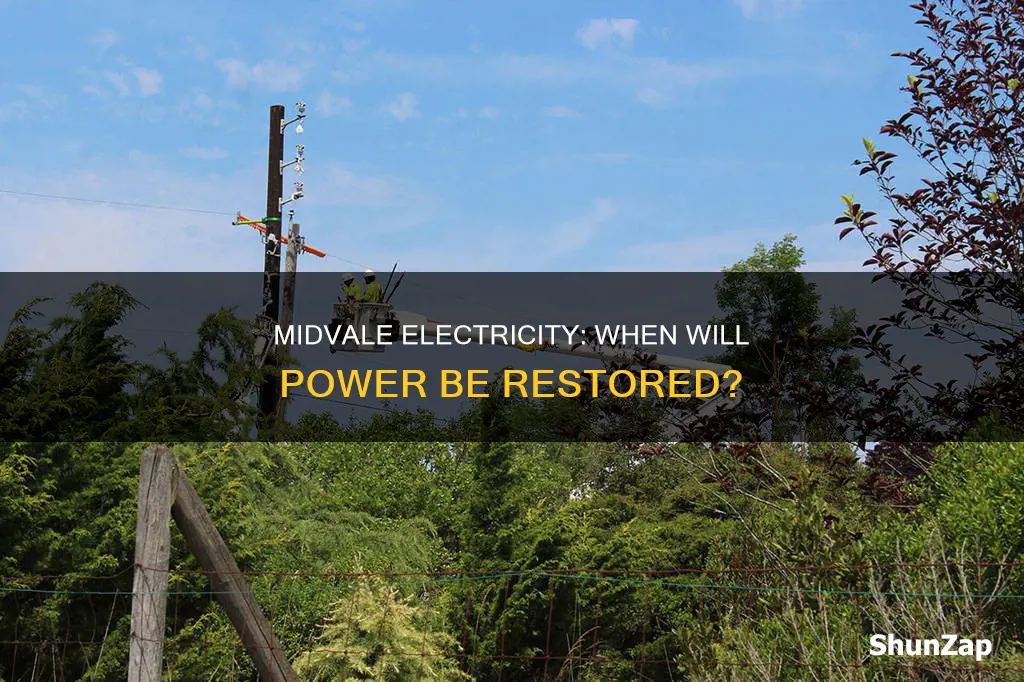 when is midvale electricity going to restore
