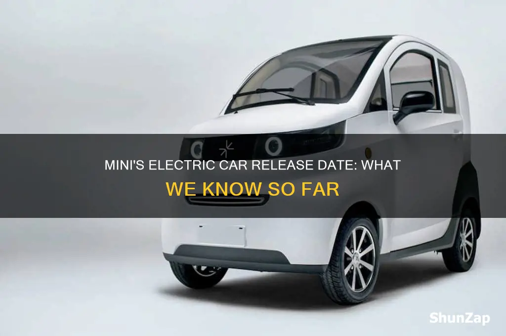 when is mini comming out with an electric car