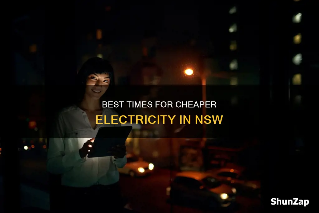 when is off peak electricity nsw agl