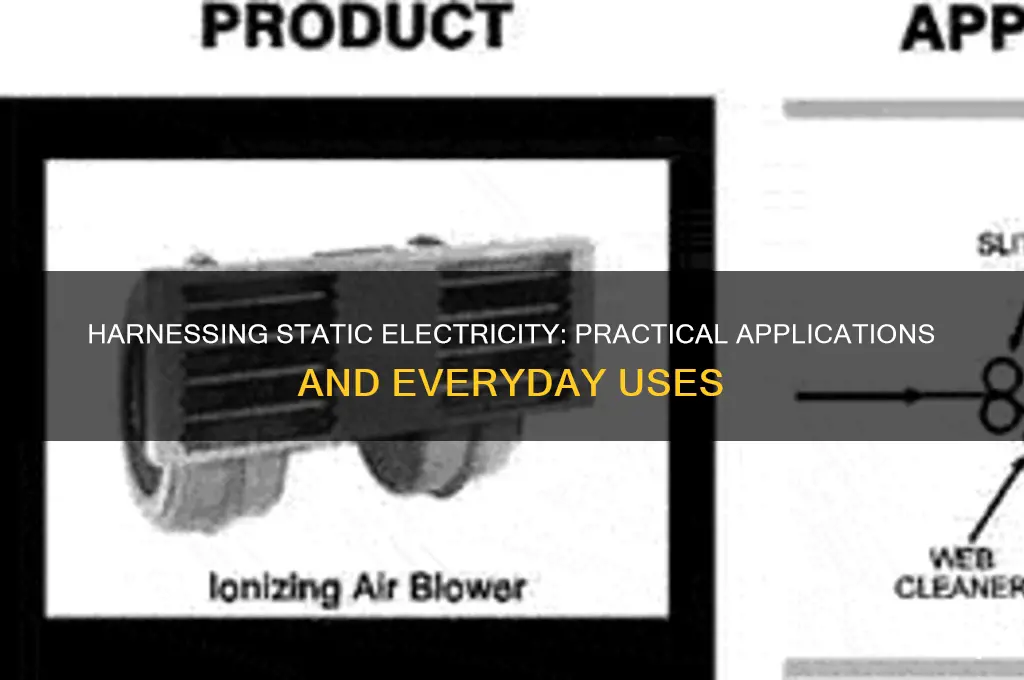 when is static electricity useful