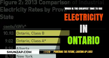 Save on Ontario Electricity: Discover the Cheapest Usage Times