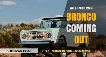 The Electric Bronco: Release Date and Expectations