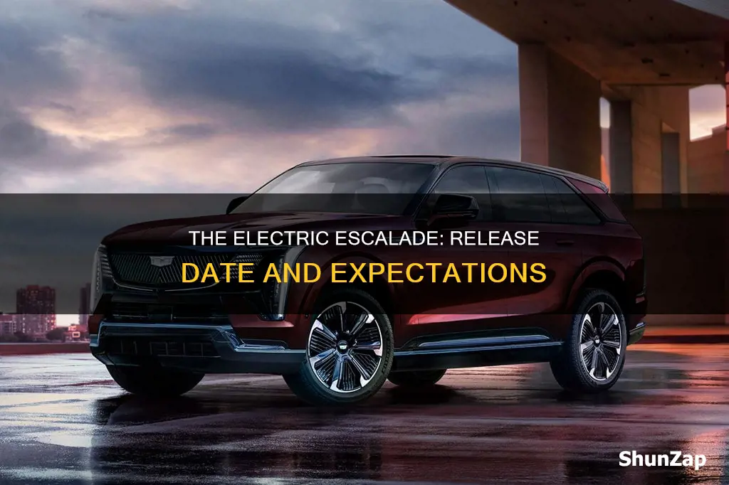 when is the electric escalade coming out