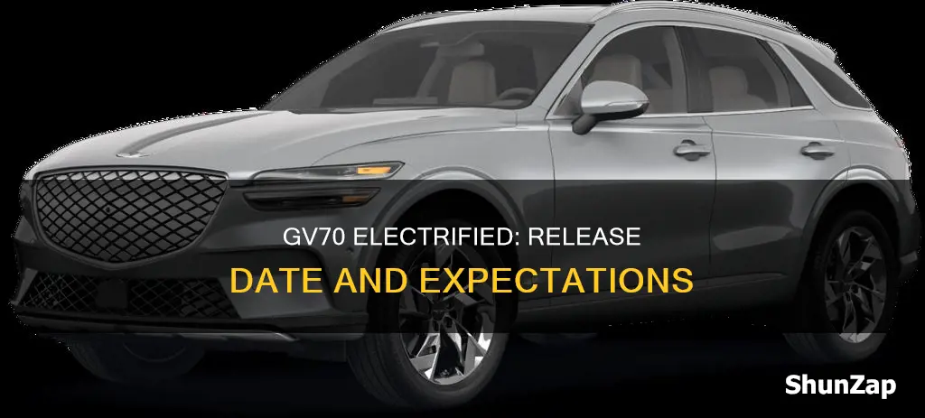 when is the electric gv70 coming out