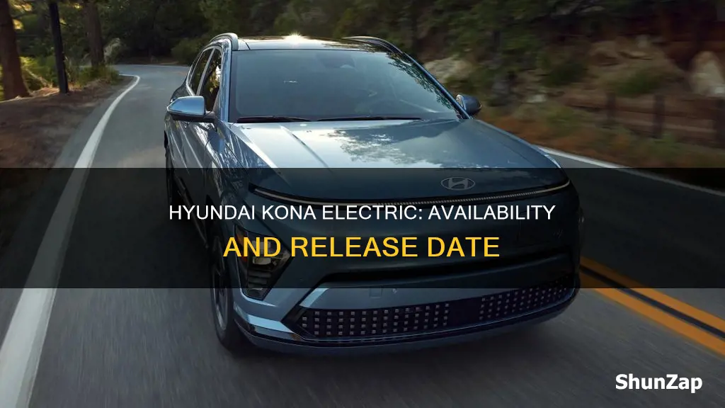 when is the hyundai kona electric available