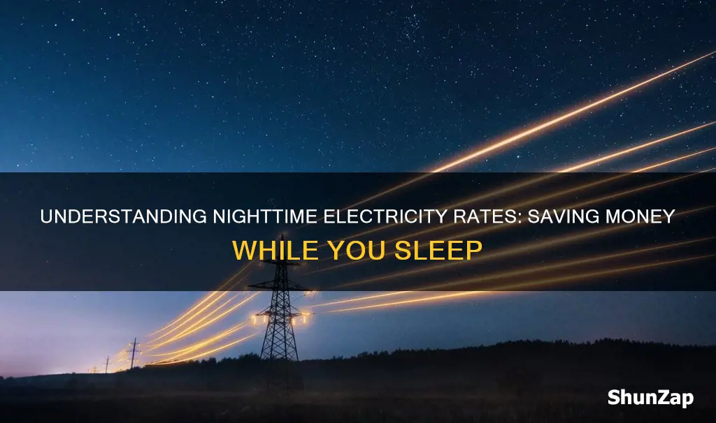 when is the night rate for electricity