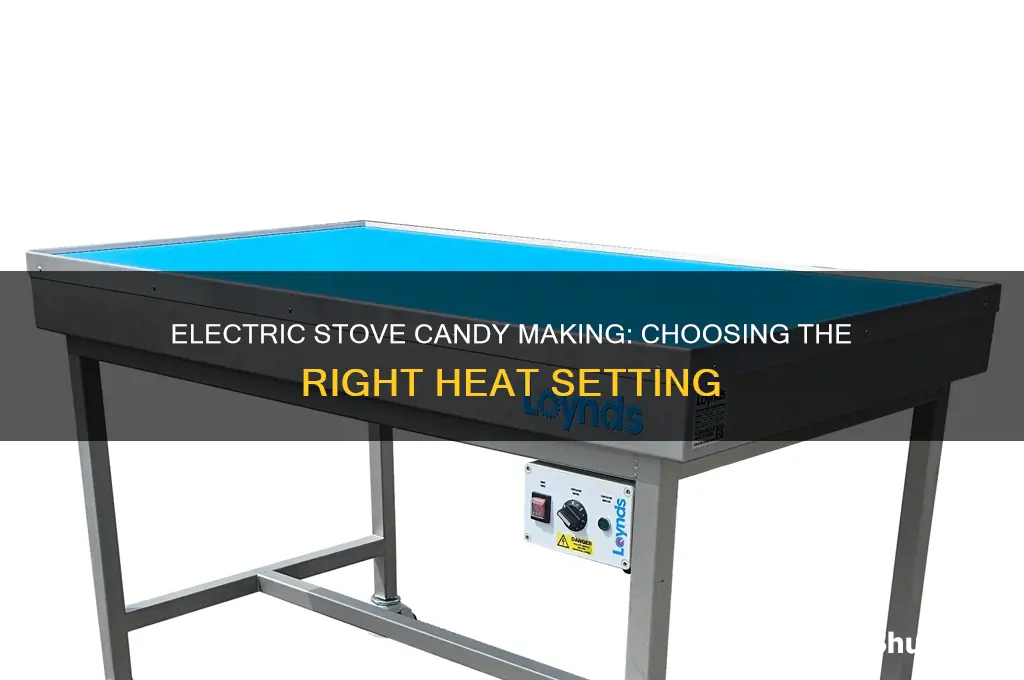when making candy what head should i use electric stove