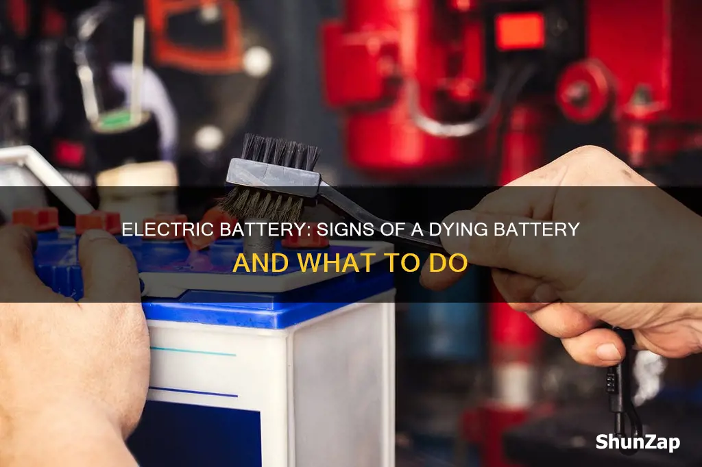 when my electric battery is going bad