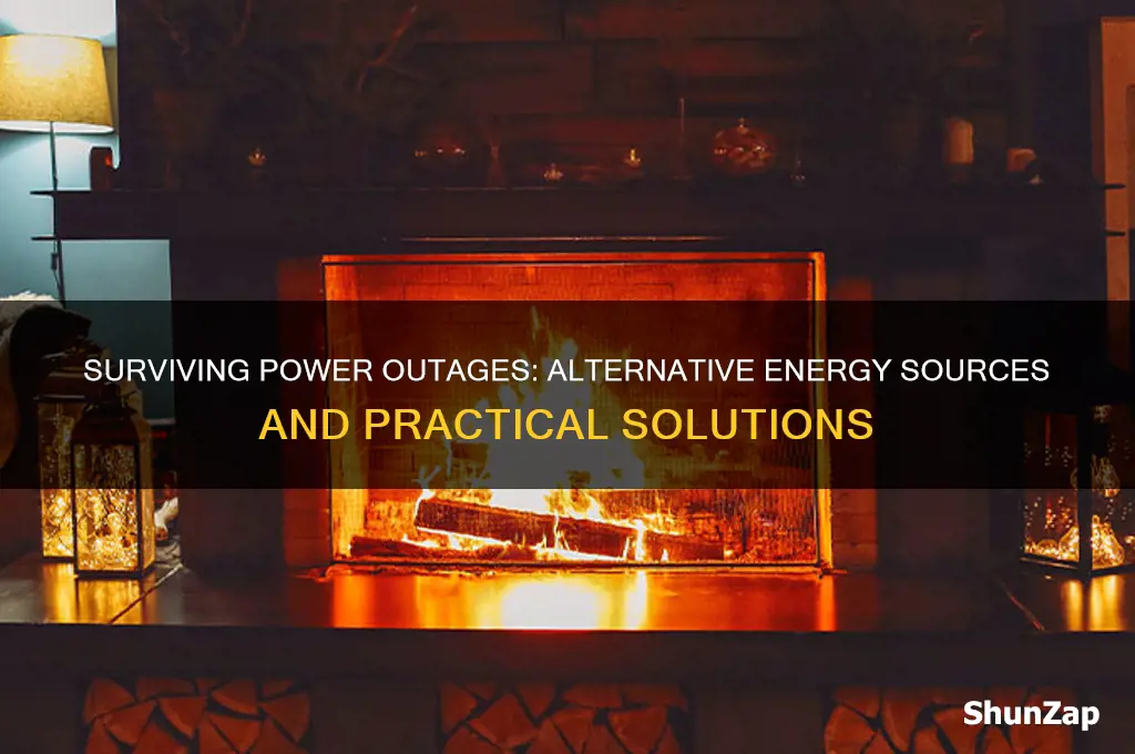 when no electricity what can you use