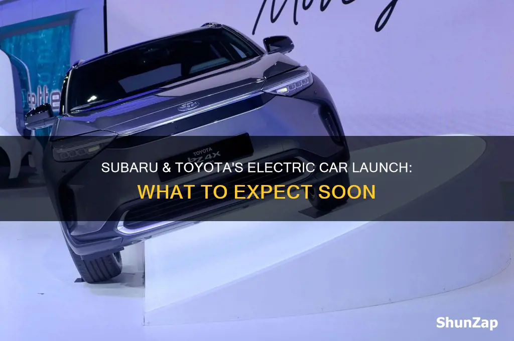 when saburu & toyota will launch its electric car