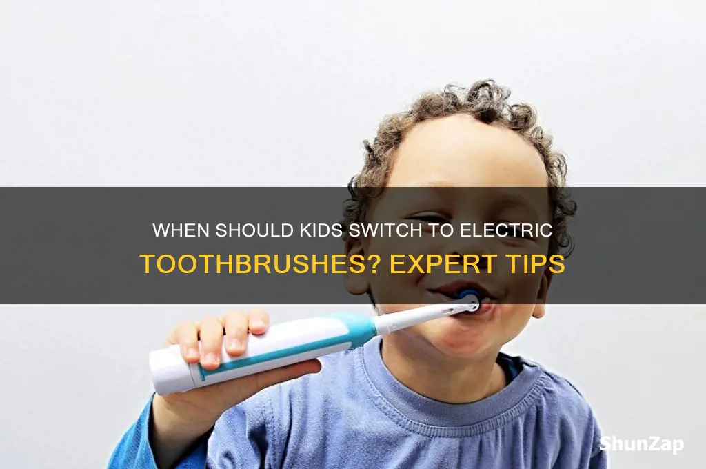 when should child start using electric topothbrush