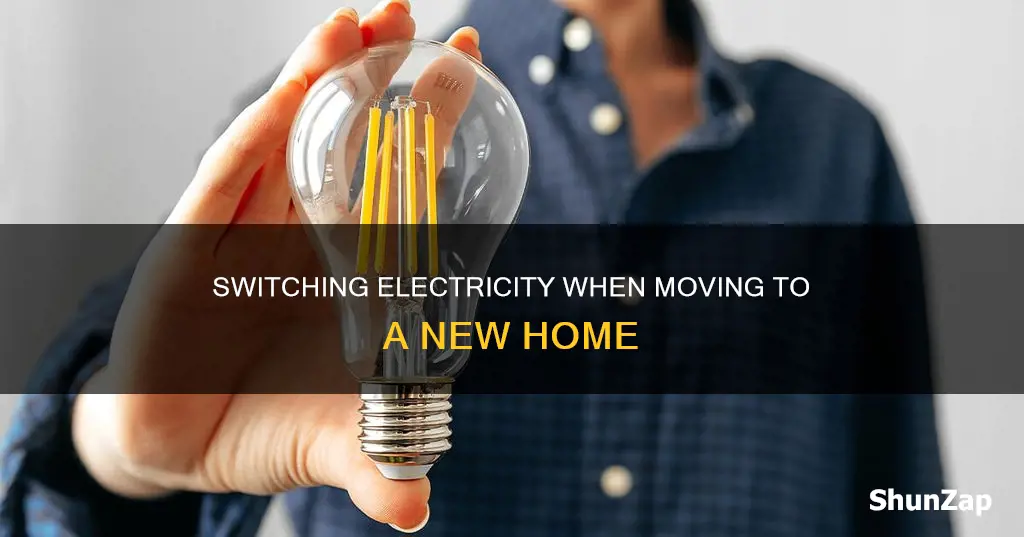 when should i transfer electricity new home