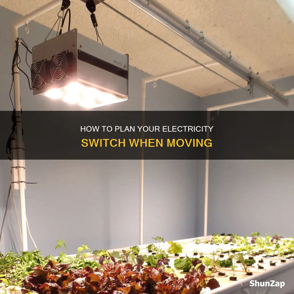 when should i turn on electricity moving