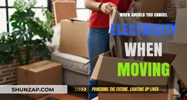 How to Time Your Electricity Cancellation When Moving