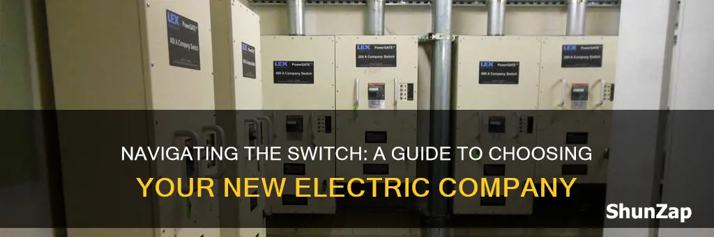 when switching electric companies