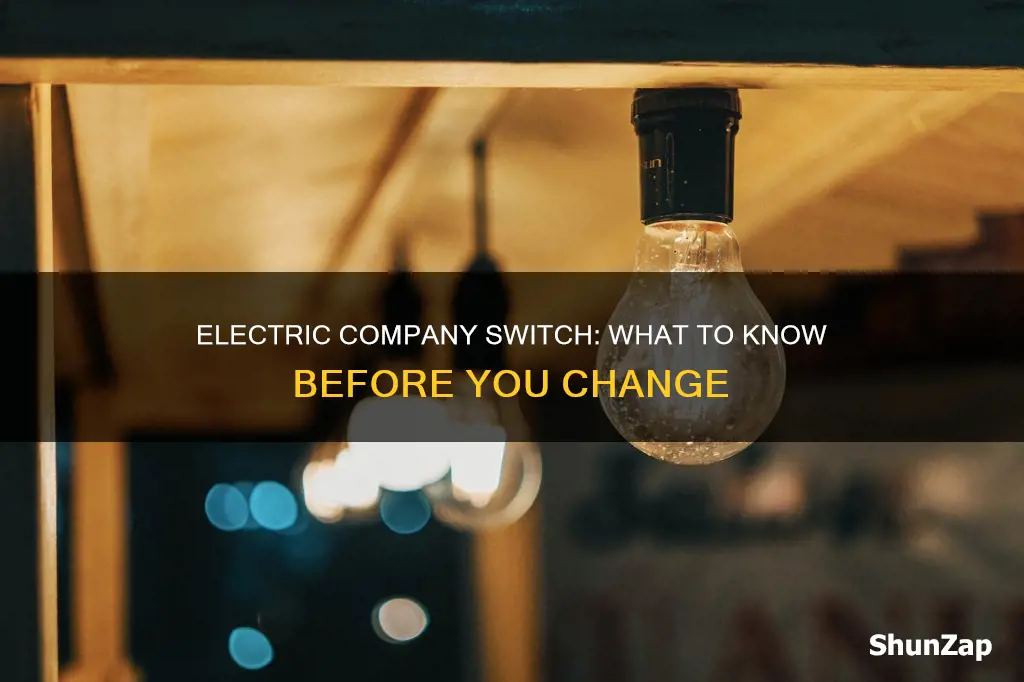 when switching electric companies