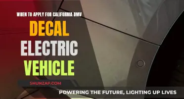 California DMV: Decal Application for Electric Vehicles