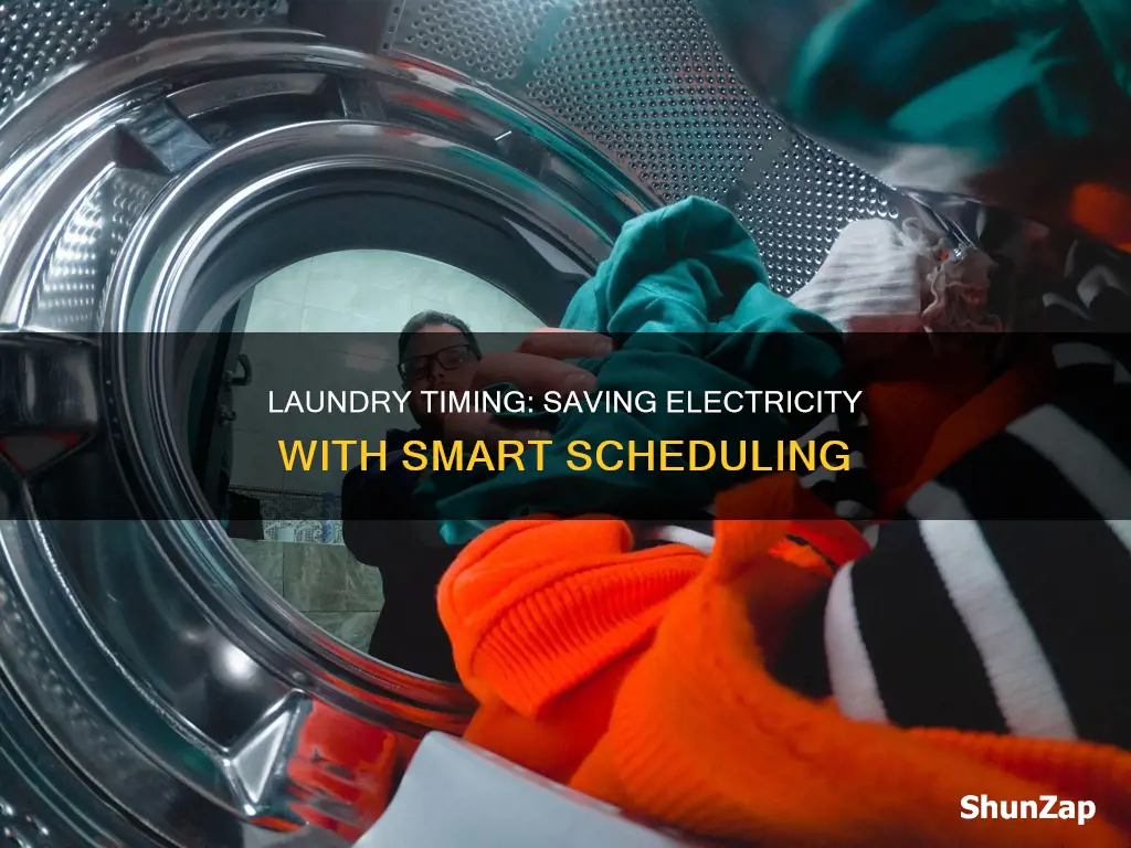 when to do laundry to save electricity