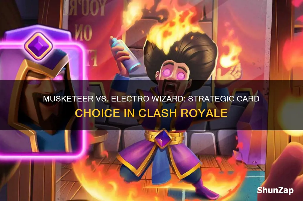 when to use musketeer instead of electro wiz