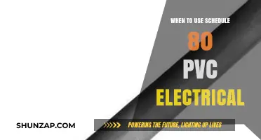 When to Use Schedule 80 PVC for Electrical Applications