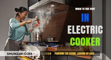 When to Use the Vent in Your Electric Cooker: A Guide