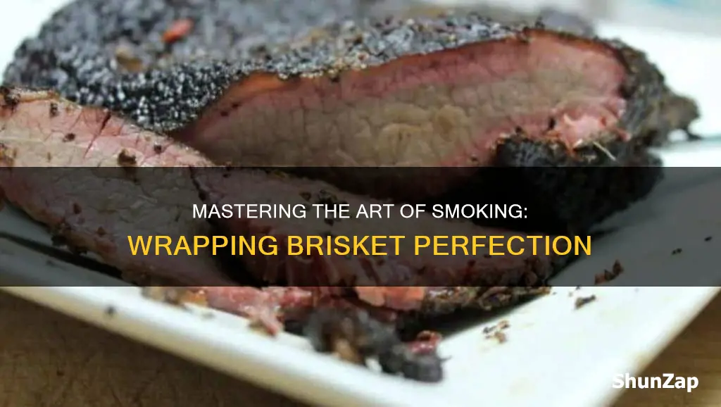 when to wrap brisket when smoking electric