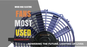 The Peak Era of Electric Fans: A Historical Usage Overview