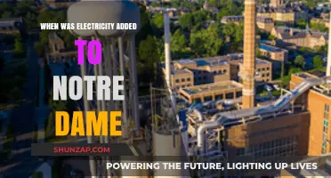 Electric Revolution: Notre Dame's Journey to Illumination