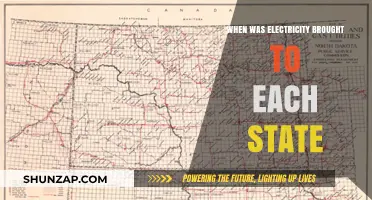 Electricity's Arrival: State-by-State Power History