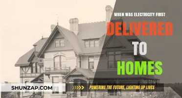 Electricity's Arrival in Homes: A Historical Perspective