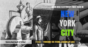 Lighting Up the Big Apple: NYC's First Electric Power Usage
