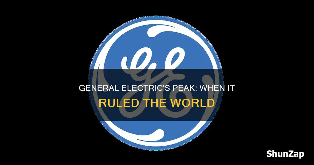 when was general electric the worlds biggest company