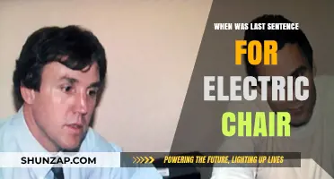 The Electric Chair's Last Stand: When Was It?